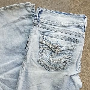 Silver Boot Jean